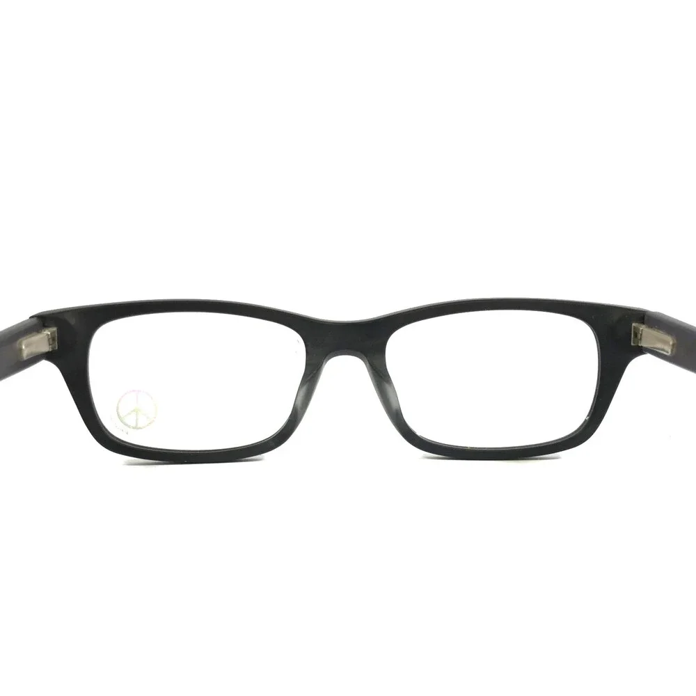 I-Dealoptics Eyeglasses Frames BRISK BLACK Matte Black Gray 50-17-138